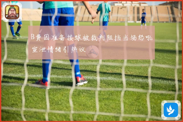 B费因准备接球被裁判阻挡当场怒吼宣泄情绪引热议